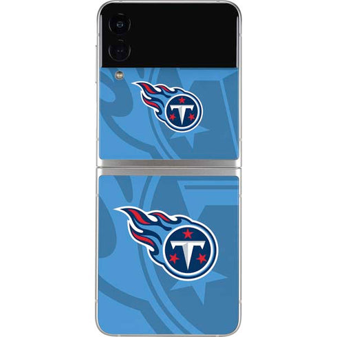 NFL Tennessee Titans Double Vision Galaxy Z Flip4 5G Skin